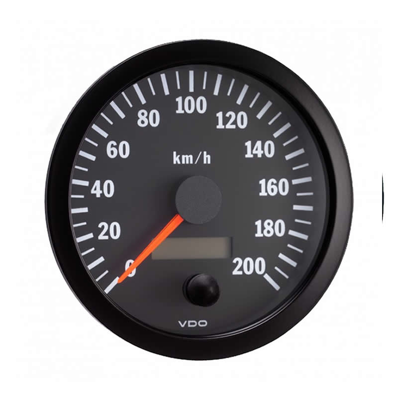 VDO Cockpit Vision Speedometer 200 Km/h 100mm 12-24V